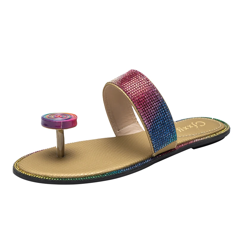 2024 Women Slippers Summer Open  Flat Casual Sandal Slides Outdoor Female Beach  - $68.83