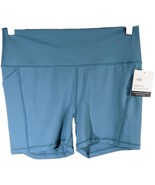 Teal Yoga Shorts Senita Athletics Womens Size XL Compression (31.5x4.5) ... - $656.77 MXN