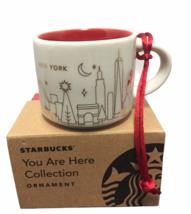 Starbucks New York Ornament You Are Here 2014 Mini Mug Demitasse - £29.79 GBP