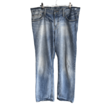 Mossimo Straight Jeans 34x32 Men’s Light Wash Pre-Owned [#1355] - £9.48 GBP