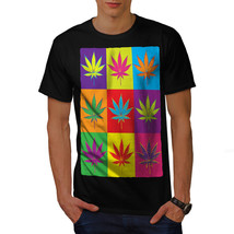 Weed Cannabis Leaf Rasta Shirt Pop Art Men T-shirt - £9.71 GBP