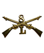 INDIAN WARS, 8TH INFANTRY REGIMENT, L COMPANY, ENLISTED, CAP DEVICE - $566.88 MXN