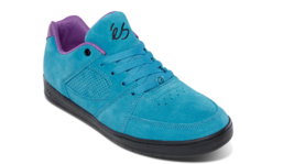 Mens es Accel Slim Skateboarding Shoes NIB Teal Black  - $70.54
