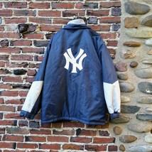 Vintage NY Yankees Jacket Mens G-III Carl Banks Sz XL Embroidered Flap - £80.04 GBP