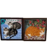 Vintage Trivets Avon Mimi Vang Olsen Wall Art Cats Ceramic Tiles Lot of ... - $20.00