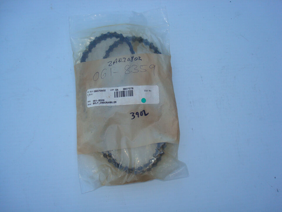 390L 2-sided cog unscrambler belt 061-8359 39 inches x 13mm wide - $6.90