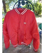 Mens Large 44-46 Vintage King Louie Pro Fit Jacket Case IH Red Polyester... - £52.59 GBP