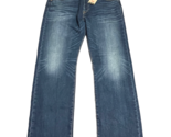 Levi&#39;s Mens 501 Dark Original Button Fly Straight Leg Denim Jeans Sz 40 ... - $44.99