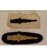 Two Very Old Navy Gunners Ratings ? White/Felt Black/Twill Only One Cann... - $13.67 CAD