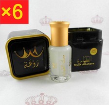 6× Musk ِAl Tahara White Musk Oil High Quality Thick Perfume Oil مسك... - £32.10 GBP