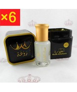 6× Musk ِAl Tahara White Musk Oil High Quality Thick Perfume Oil مسك... - £32.21 GBP