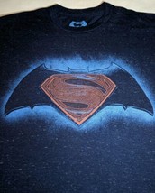 Womens Superman Batman Shirt Small Blue - £12.76 GBP