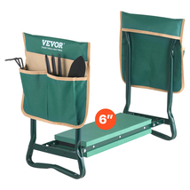 VEVOR Garden Kneeler and Seat, 6 in Kneeling Pad, Folding Seat with 2 To... - $30.90