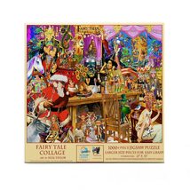 SUNSOUT INC - Fairy Tale Collage - 1000 pc Large Pieces Jigsaw Puzzle by... - $22.48