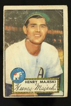 Vintage 1952 Baseball Card TOPPS #112 HENRY MAJESKI Philadelphia Athletics - £7.78 GBP