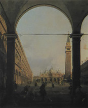 Piazza San Marco: looking East from the North-West Corner  - Cannaletto - Framed - £25.97 GBP