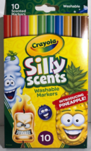 Silly Scents  Crayola Scented Washable Markers 10 Markers - £6.30 GBP