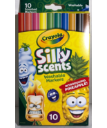 Silly Scents  Crayola Scented Washable Markers 10 Markers - £4.71 GBP