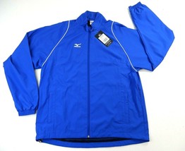 Mizuno Team Training Jacket Blue Full Zip Lightweight Womens Size X Larg... - £31.46 GBP