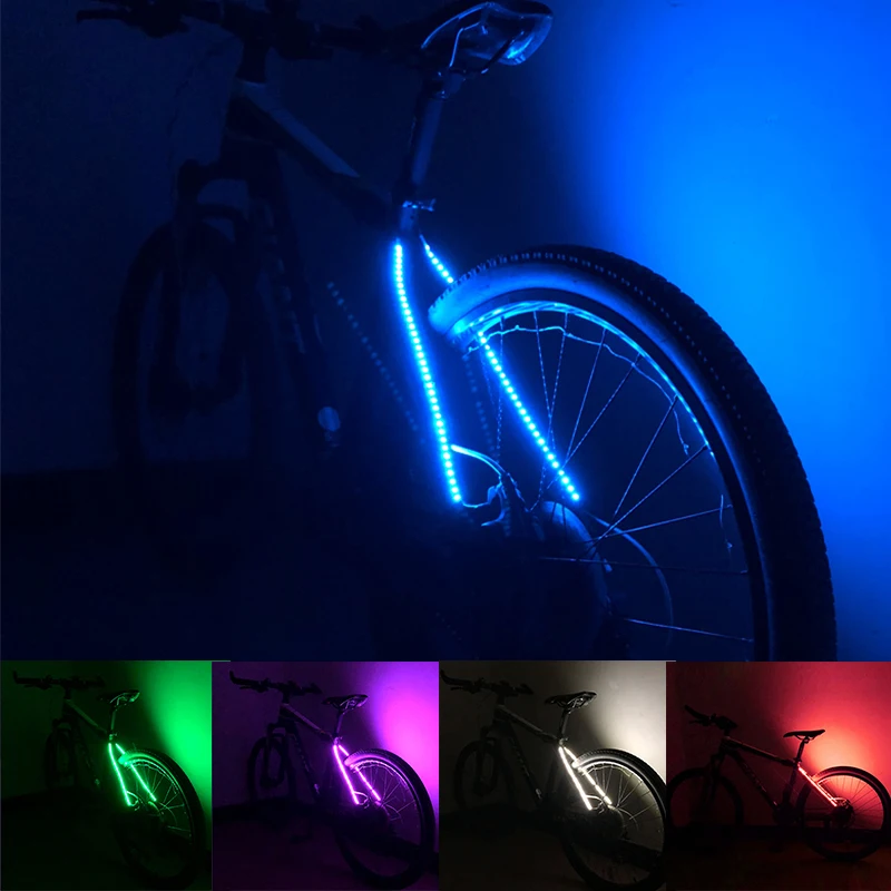 Bicycle Decorative Taillight LED Strip Lights For Bike Scooter 70 LED Wheel - £9.95 GBP