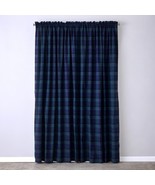 SKL Home Hearthside Plaid Window Curtain Panel, 54X54, Green/Navy - $449.14 MXN