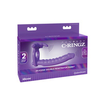 Fantasy C-Ringz Silicone Double Penetrator Rabbit Purple - £53.22 GBP