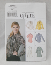 Vogue Easy Options V8772 ~ 6 Variations of Fitted Blouse  ~ Size 14-16-1... - $14.80