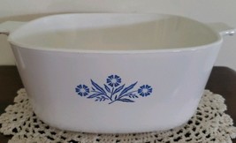 Corning Ware Blue Cornflower 2 1/2 Quart Casserole Dish ~ 8.5&quot; Square x ... - $50.00