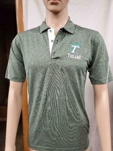TULANE MENS POLO T-SHIRT ASSORTED SIZES # 411 - $13.99