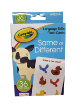 Bendon Crayola Flash Cards - 36 Cards - New  - Same or Different - £5.49 GBP