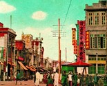 China Jiangsu Railway Station Gate Street View UNP 1910s Vtg Postcard - £80.84 GBP