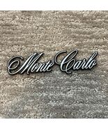 Monte Carlo Front Fender Emblem Steel OEM GM #14016998 Gbody - $566.47 MXN