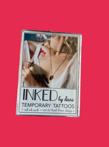 Inked by Dani The Red Ink Pack Temporary Tattoo Pack 20+ Hand Drawn Designs NEW - £8.51 GBP