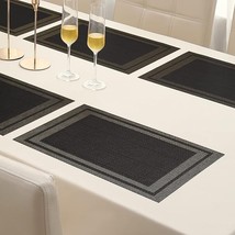 OKIPO Pvc Set Of 4 Placemats For Dining Table - 45X30 Cm (Ar865) - £21.47 GBP+