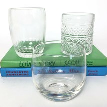 Vintage Glassware On the Rocks Old Fashioned Glasses Mixed Lot of 3 - £17.99 GBP