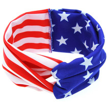 Independence Day American Flag Knotted Headband Accessories(D0102H29S2V.) - £4.09 GBP