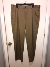 NEW Haggar Classic Fit Premium No Iron Khaki Pants Mens 40X32 Adjustable... - $19.79