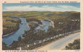 Susquehanna River Site of the French Azilum Marie Antoinette Postcard C48 - £2.34 GBP
