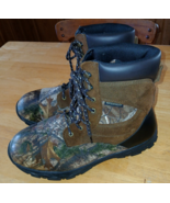 HERMAN SURVIVORS MEN&#39;S BROWN LEATHER/CAMO WATERPROOF THINSULATE BOOTS-13... - €29,19 EUR