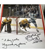 Marcel Dionne SIGNED Photo Los Angeles Kings Hockey ANTI GOALIE LOL - $47.41 CAD