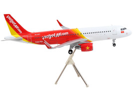 Airbus A320 Commercial Aircraft &quot;VietJet Air&quot; White and Red &quot;Gemini 200&quot; Series  - $117.91