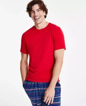 Club Room Men&#39;s Pajama Cotton-Modal T-Shirt in Tango Red-Small - $14.99