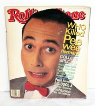 Rolling Stone Magazine - Oct 1991 Pee Wee Herman On Front Cover Issue 614 - £11.95 GBP