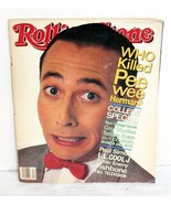 ROLLING STONE MAGAZINE - Oct 1991 Pee Wee Herman on FRONT COVER Issue 614 - $14.99