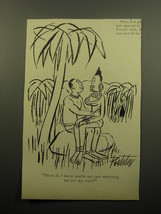 1960 Cartoon by Mischa Richter - How do I know you&#39;re not just marrying me - £11.94 GBP