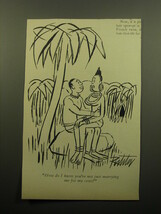 1960 Cartoon by Mischa Richter - How do I know you&#39;re not just marrying me - £12.02 GBP