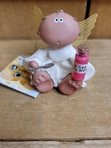 2001 Angel Cheeks Russ Angel w/ Medicine Bottle No 21809 Kirks Kritters ... - $339.95 MXN
