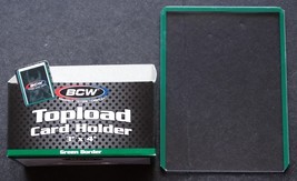 (1 Loose Holders) BCW Green Border Regular 20pt Card Top Loader Card Holder  - £0.79 GBP
