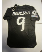 Karim Benzema #9 Real Madrid Yamamoto Match Black Fourth Soccer Jersey 2... - $124.09 CAD
