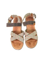 Keen Pastel Striped Cross Strap Comfort Sandals Woven Elastic Bands Wome... - $477.50 MXN